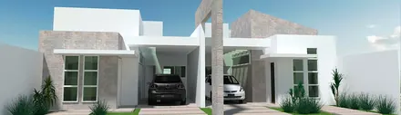 Residência moderna - projeto 3D